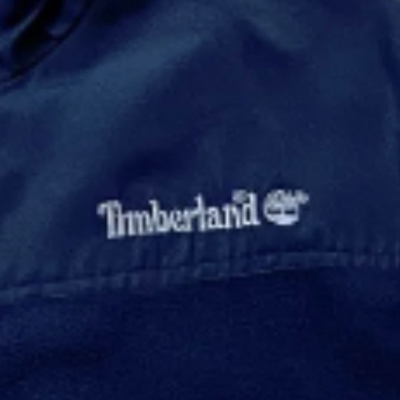 TIMBERLAND Boy’s Navy Jacket Heavy Fleece Full Zip Arm Pocket Sz XL 10/14 Youth - Picture 3 of 4